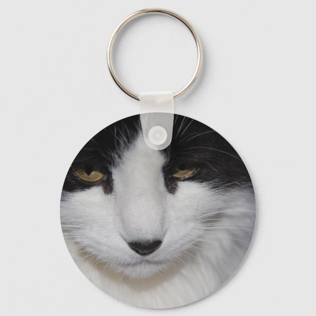 Cat Mörk Öga Nyckelring (Framsida)