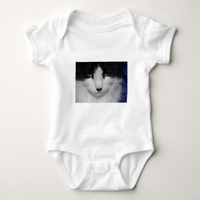 Cat Mörk Öga Tee Shirt (Framsida)