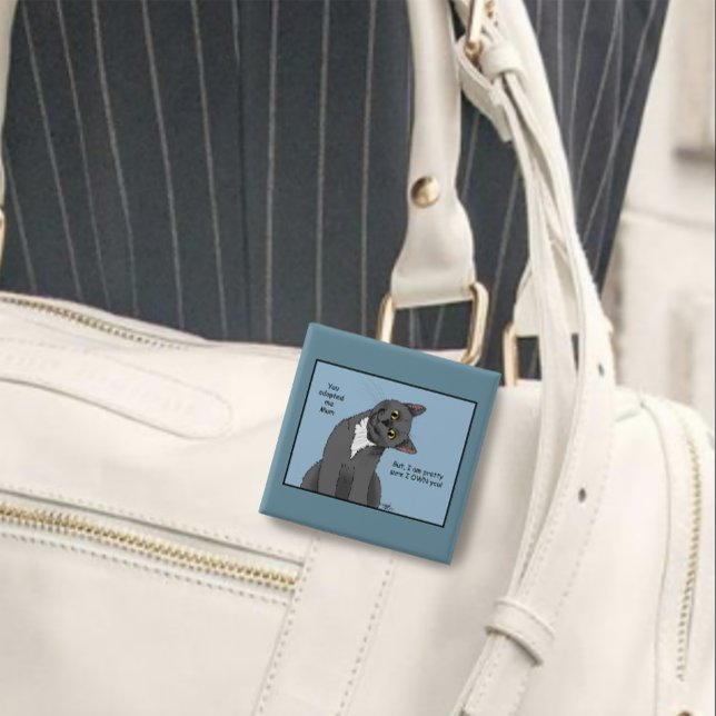 Cat Morsa Adoption Mors dag Knapp (Skapare uppladdad)