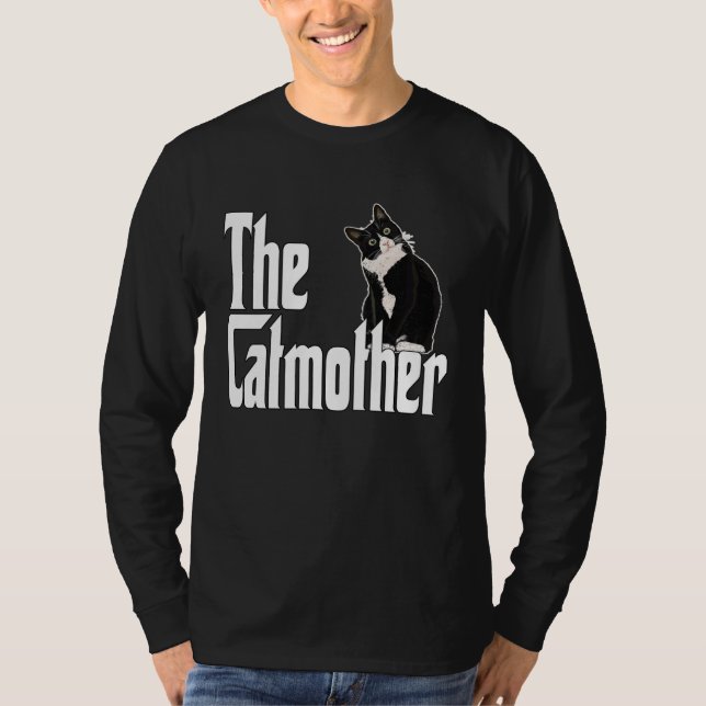 Cat Mother The Catmother Crazy Cat Mom Mama  2 T Shirt (Framsida)