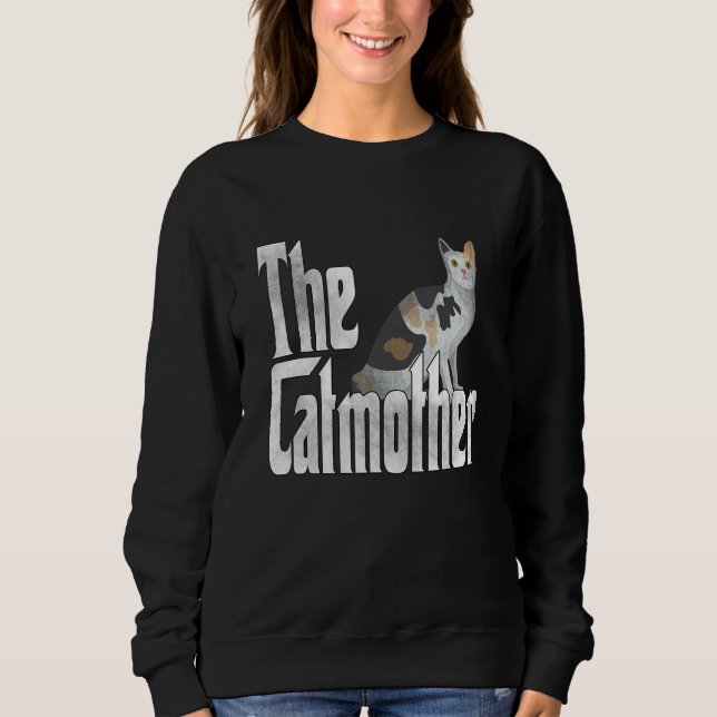 Cat Mother The Catmother Crazy Cat Mom Mama T Shirt (Framsida)