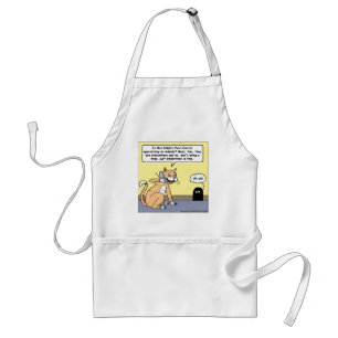 Cat & Mouse Dinnerware Funny Tecknad Gifts & Tees Förkläde