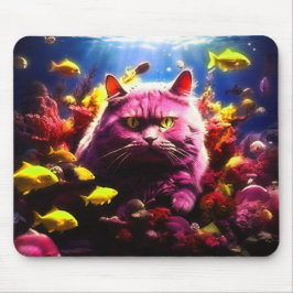 Cat mouse pad designed for cat lover musmatta