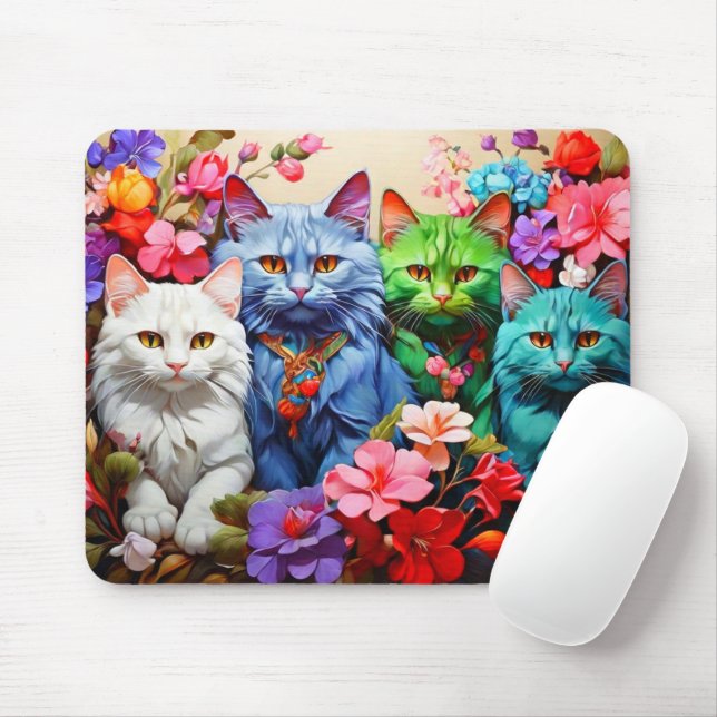 Cat Mouse Pad – Perfect Gift for Cat Lovers Musmatta (Med mus)
