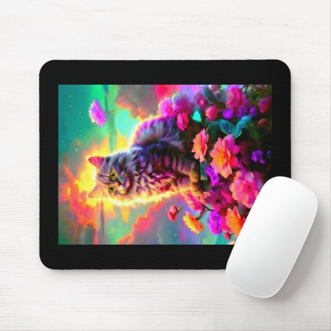 Cat Mouse Pad – Perfect Gift for Cat Lovers Musmatta (Med mus)