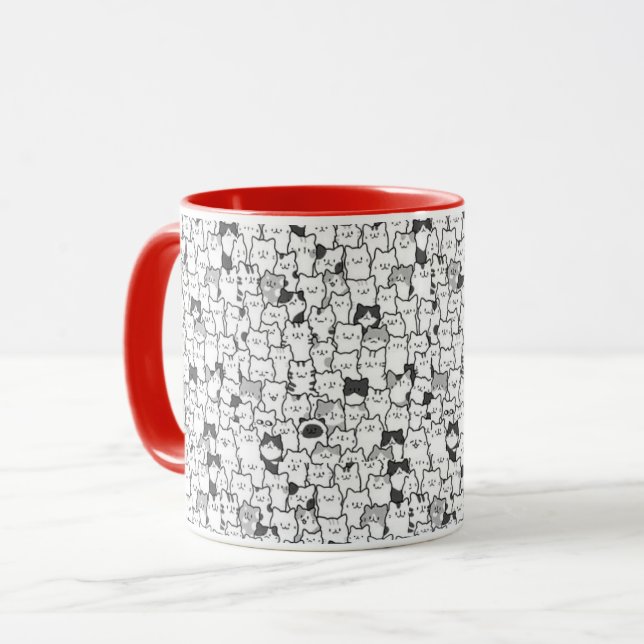 cat mug mugg (Framsida vänster)