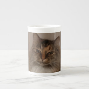 Cat Mugg Benporslin Mugg