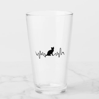 Cat Mugg - Cat Heartslag Coffee Mugg Glaskopp