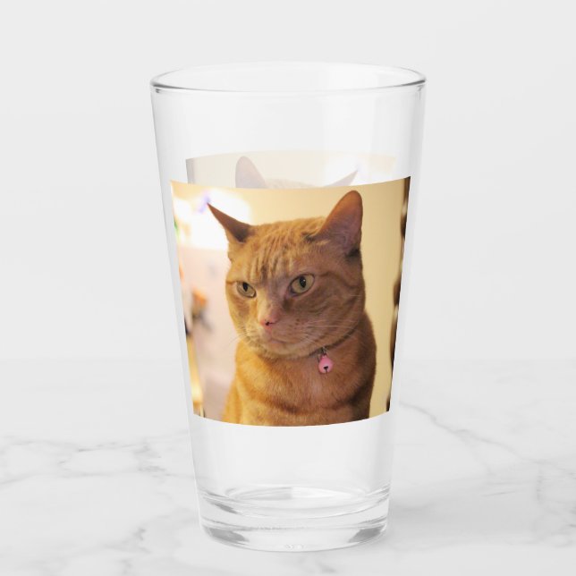 Cat Mugg Glaskopp (Framsida)
