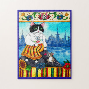 Cat mus Estniska folklore-pussel Pussel