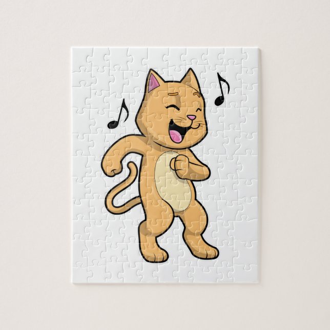 Cat Music Dance Pussel (Vertikal)