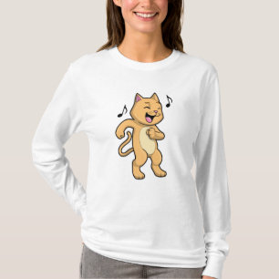 Cat Music Dance T Shirt