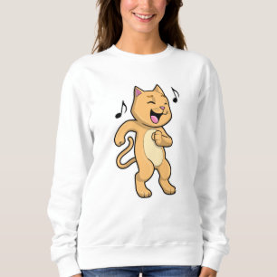 Cat Music Dance T Shirt
