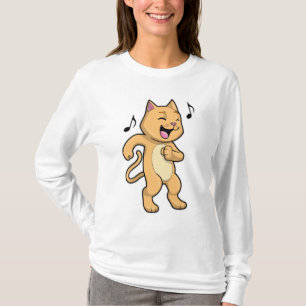 Cat Music Dance T Shirt