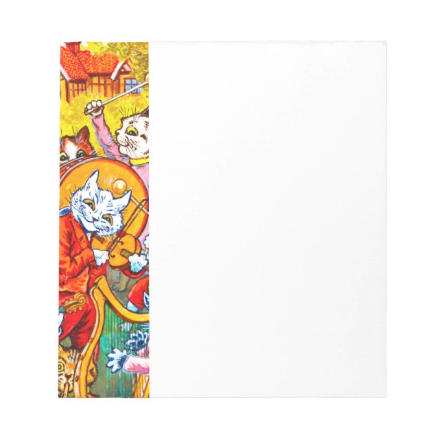 Cat Musical Band Anteckningsblock (Framsida)