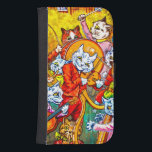 Cat Musical Band Galaxy S4 Plånbok<br><div class="desc">Samsung Galaxy Wallet Case med Louis Wains målning and the Band Payed on (1860-1939). Ett färgat band av katter spelar upp instrument: stringor,  horn,  trädroder och slaganfall. En underbar gåva till kattälskare och engelsk konst.</div>