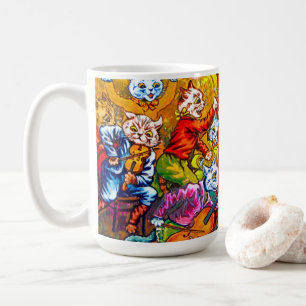 Cat Musical Band Kaffemugg