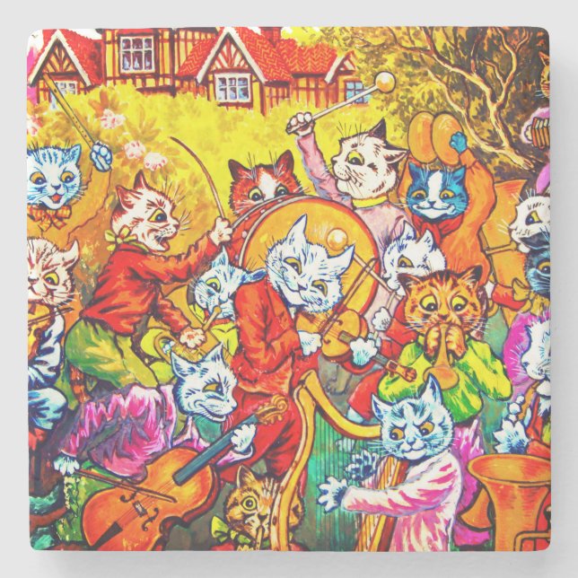 Cat Musical Band Stenunderlägg (Framsidan)