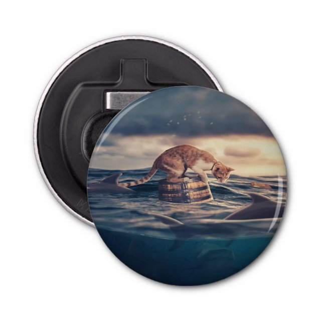 Cat Nap Dream eller Nightmare Flasköppnare (Framsidan)