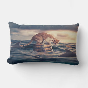 Cat Nap Dream eller Nightmare Lumbarkudde