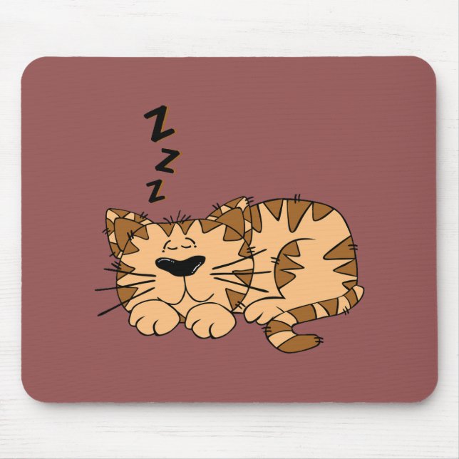Cat Nap Kattunge Mousepad Musmatta (Framsidan)