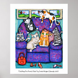 Cat Nap on Mamma ordförandeskap Poster