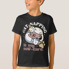 Cat-Napping är min självbetjäning Cute Cat-offert T Shirt