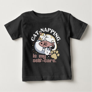 Cat-Napping är min självbetjäning Cute Cat-offert T Shirt