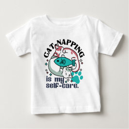 Cat-Napping är min självbetjäning: Cute Sömnig kat T Shirt