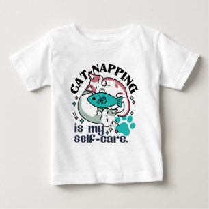 Cat-Napping är min självbetjäning: Cute Sömnig kat T Shirt