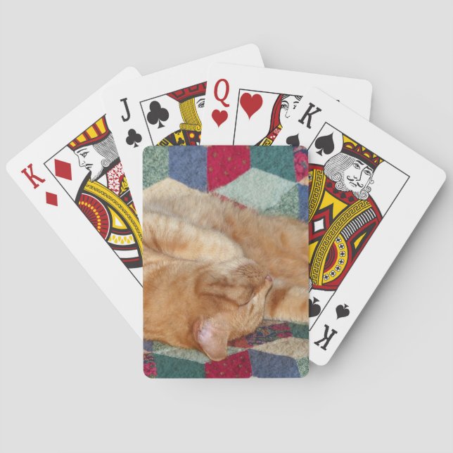 Cat Napping Spel Kort (Baksidan)