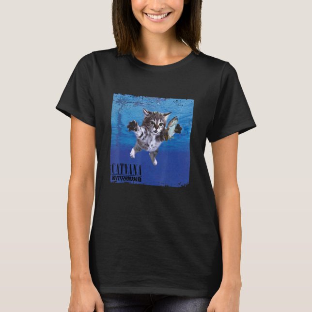 Cat Nevermind Kitten Meow Parody Funny Cat Animal  T Shirt (Framsida)