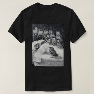 Cat Nightmare Uggla Bird, Louis Wain T-shirt