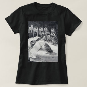 Cat Nightmare Uggla Bird, Louis Wain Tee