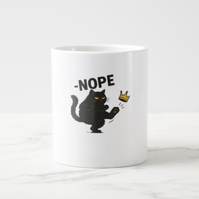 Cat No Kings In America  Jumbo Mugg (Framsidan)