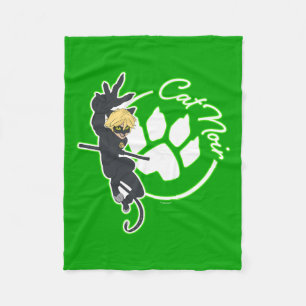 Cat Noir Badge Fleecefilt