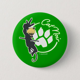 Cat Noir Badge Knapp