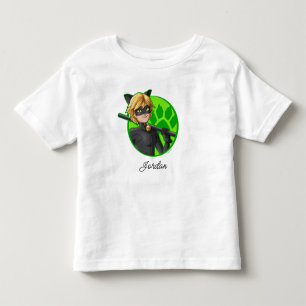 Cat Noir Grönt märke T Shirt