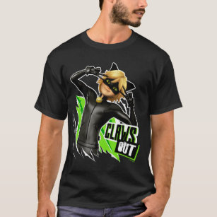 Cat Noir   Klo ut-grafik T Shirt