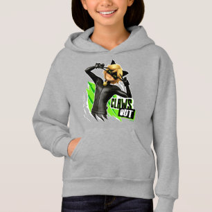 Cat Noir Klo ut-grafik T Shirt