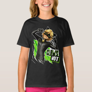 Cat Noir   Klo ut-grafik T Shirt