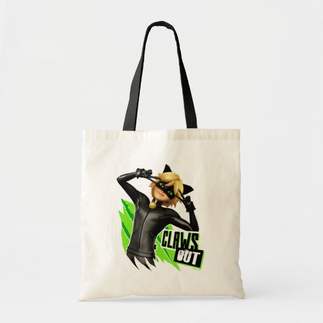 Cat Noir | Klo ut-grafik Tygkasse (Framsidan)