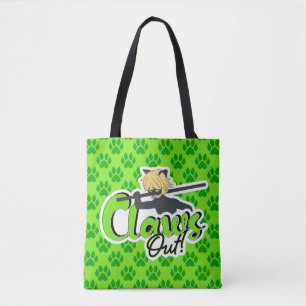 Cat Noir Klo ut! Tygkasse