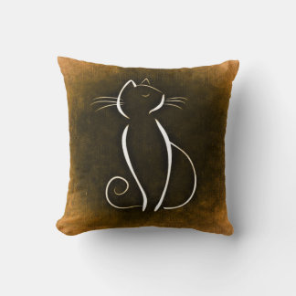 Cat Noir Orange Pillow Kudde