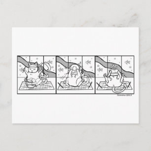 Cat Noodles-postkort Vykort