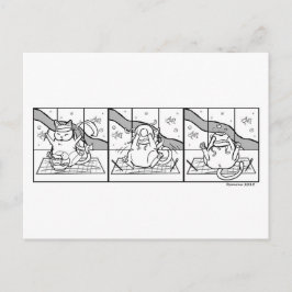 Cat Noodles-postkort Vykort