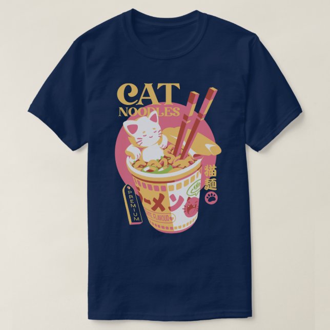 Cat Noodles T Shirt (Design framsida)