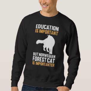 Cat Norsk Forest Lång Ärmad Tröja