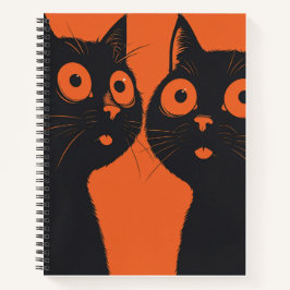 Cat Notebook Cute Back to school Journal för barn