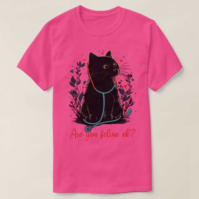 Cat Nurse T Shirt (Design framsida)